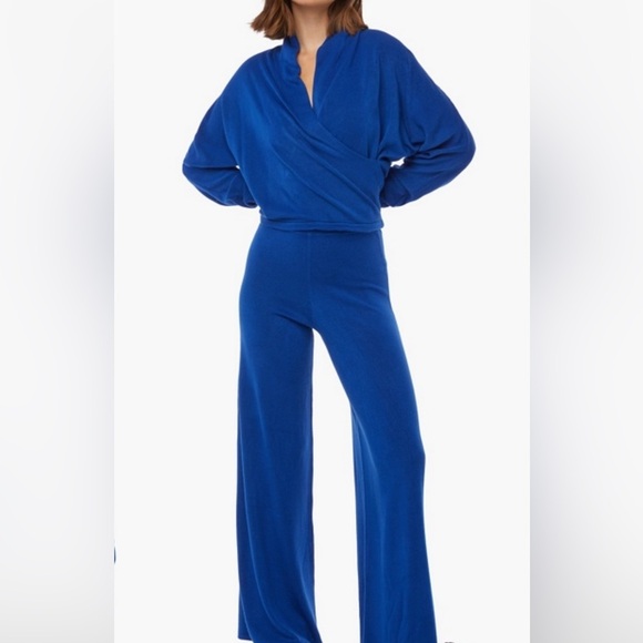Cross Front Sweater + Sweater Palazzo Pants - 2 Piece Set - Picture 5 of 8